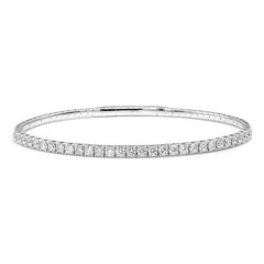 14K I1 (H) Diamond Gold Bangle (CIRARI)