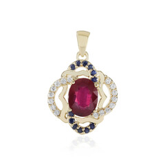 9K Bemainty Ruby Gold Pendant