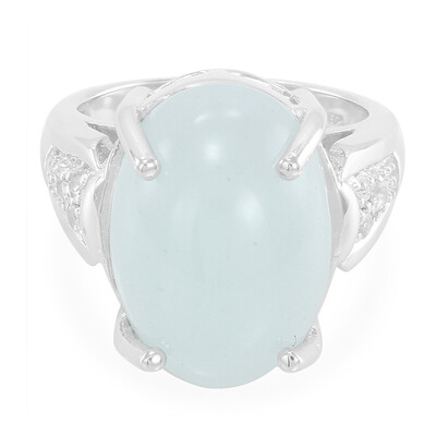 Aquamarine Silver Ring