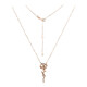 18K SI1 Argyle Rose De France Diamond Gold Necklace (Annette)