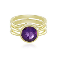 Zambian Amethyst Silver Ring