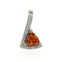 9K Californian Spessartite Gold Pendant (Amanda Adkins)