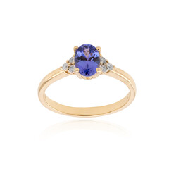 10K AAA Tanzanite Gold Ring