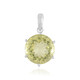 Lemon Quartz Silver Pendant