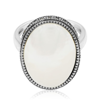 Mabe Pearl Silver Ring (TPC)