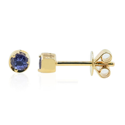 9K Tanzanite Gold Earrings (de Melo)