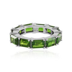 Russian Diopside Silver Ring