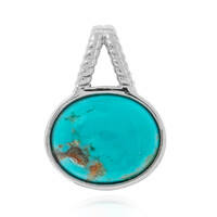 Mine 8 Turquoise Silver Pendant (Anne Bever)