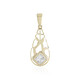 9K Zircon Gold Pendant (Ornaments by de Melo)