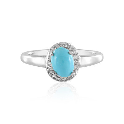 Sleeping Beauty Turquoise Silver Ring