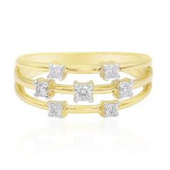 9K SI1 (G) Diamond Gold Ring