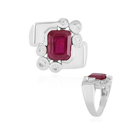 Madagascar Ruby Silver Ring (de Melo)