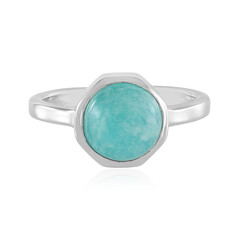 Amazonite Silver Ring