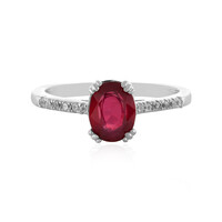 Madagascar Ruby Silver Ring