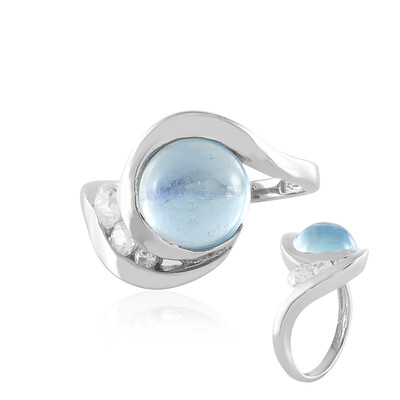 Ofiki Aquamarine Silver Ring