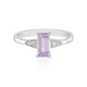 Rose de France Amethyst Silver Ring