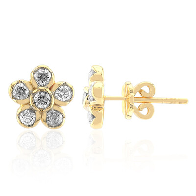 14K SI1 (G) Diamond Gold Earrings (Annette)