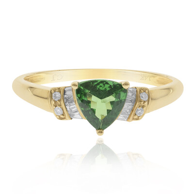 14K AAA Tsavorite Gold Ring (CIRARI)