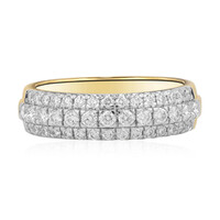 18K IF (D) Diamond Gold Ring