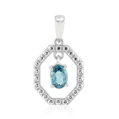 Ratanakiri Zircon Silver Pendant