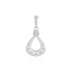 I2 (I) Diamond Silver Pendant