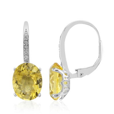 Citrine Silver Earrings