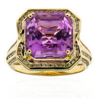 14K Patroke Kunzite Gold Ring (de Melo)