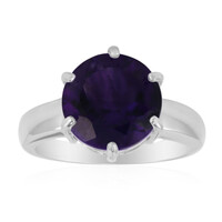 Zambian Amethyst Silver Ring