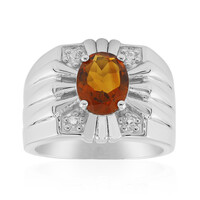 Madeira Citrine Silver Ring