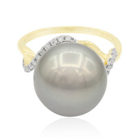 9K Tahitian Pearl Gold Ring (TPC)