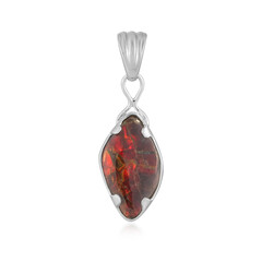 Ammolite Silver Pendant