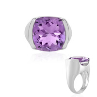 Rose de France Amethyst Silver Ring