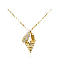 14K SI2 (H) Diamond Gold Necklace (Smithsonian)