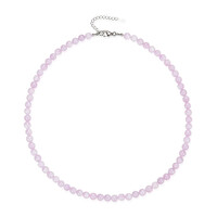 Kunzite Silver Necklace