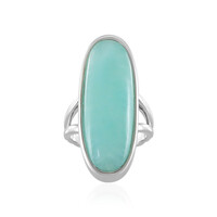 Amazonite Silver Ring