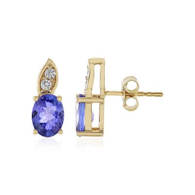 9K Tanzanite Gold Earrings