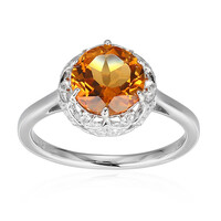 Citrine Silver Ring