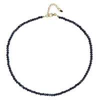 Blue Sapphire Silver Necklace