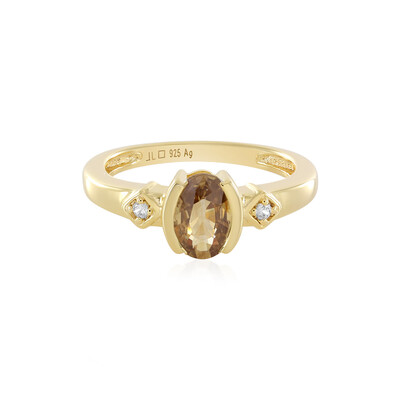 Canary Zircon Silver Ring