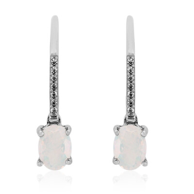 Welo Opal Silver Earrings