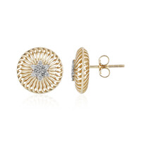 9K I2 (I) Diamond Gold Earrings (Ornaments by de Melo)