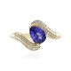 9K AAA Tanzanite Gold Ring (de Melo)