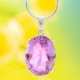 Rose de France Amethyst Silver Pendant