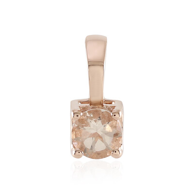 9K Morganite Gold Pendant