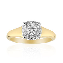 18K VVS1 (G) Diamond Gold Ring