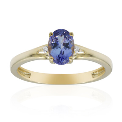 10K AAA Tanzanite Gold Ring