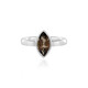 Smoky Quartz Silver Ring