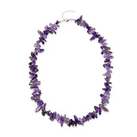 Amethyst Silver Necklace