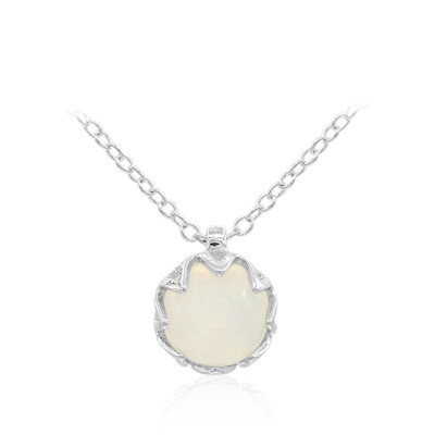 Welo Opal Silver Necklace