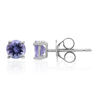 Tanzanite Silver Earrings